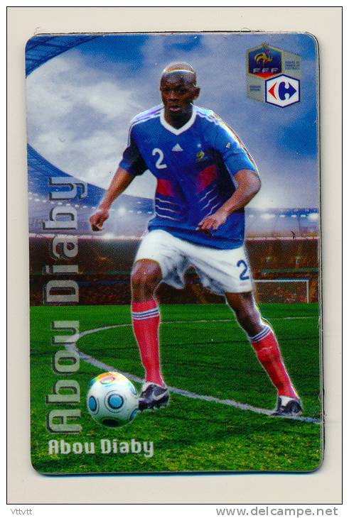 MAGNET : ABOU DIABY, Football Coupe De Monde 2010 , Equipe De France, Carrefour - Sports