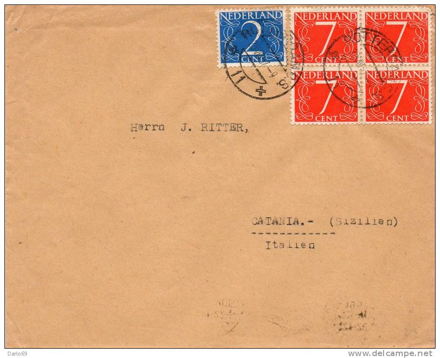 1957   LETTERA - Storia Postale