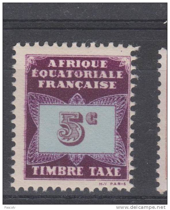 Yvert Taxe 1 * Neuf Avec Charnière - Unused Stamps