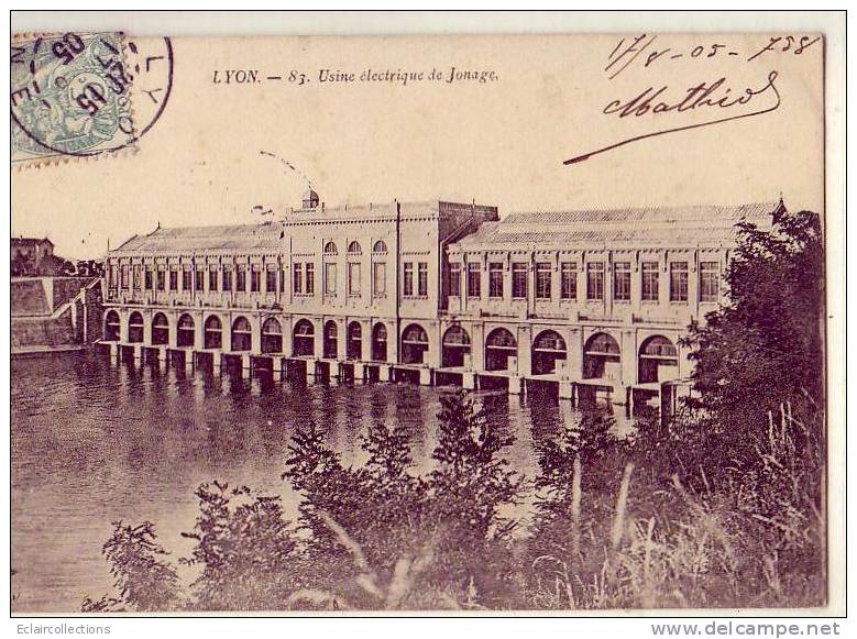 Lyon    Usine élecrique De Jonage - Autres & Non Classés