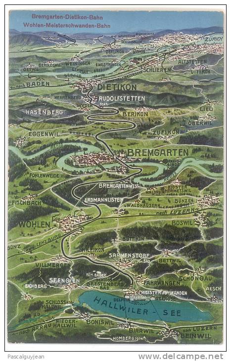 CPA BREMGARTEN-DIETIKON-BAHN - Bremgarten