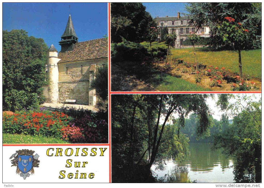 Carte Postale 78. Croissy Sur Seine  Le Prieuré Le Chateau Joséphine Trés Beau Plan - Croissy-sur-Seine