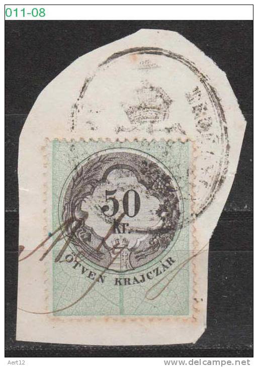 HUNGARIA, 1876, Revenue Stamp, CPRSH. 170 - Fiscaux