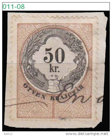 HUNGARY, 1880, Revenue Stamp, CPRSH. 194 - Fiscaux