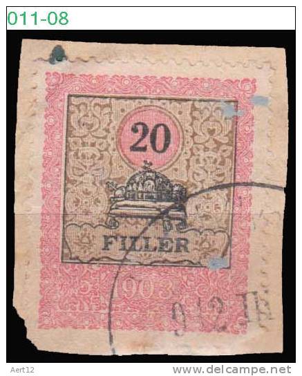 HUNGARY, 1903, Revenue Stamp, CPRSH. 393 - Fiscaux