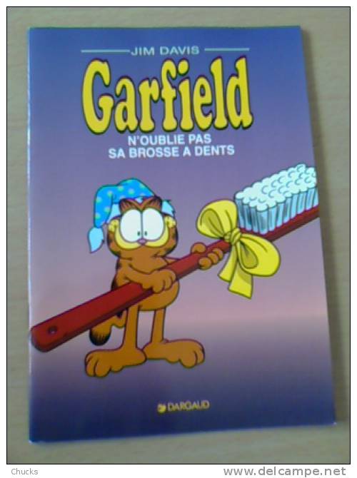 Garfield N’oublie Pas Sa Brosse à Dents édition Publicitaire Tonygum - Petit Format - Garfield