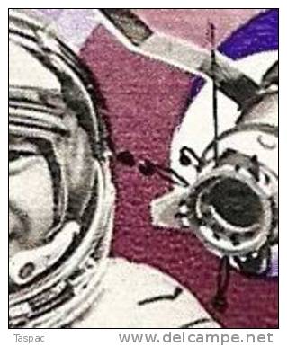 Russia 1975 Mi# 4344 Sheet With Plate Error Pos. 19 - Soyuz 16 - Variétés & Curiosités