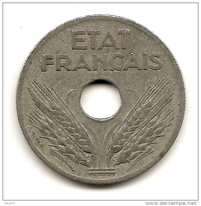 20 Centimes Zinc "Lindauer" 1941 TTB+ - 20 Centimes