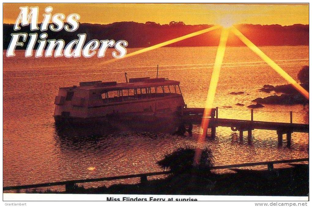 Miss Flinders Ferry, Blackwood River, Augusta, WA -8 View Folder, Rolsh Unused With Map &amp; Info- See 2 More Scans - Sonstige & Ohne Zuordnung