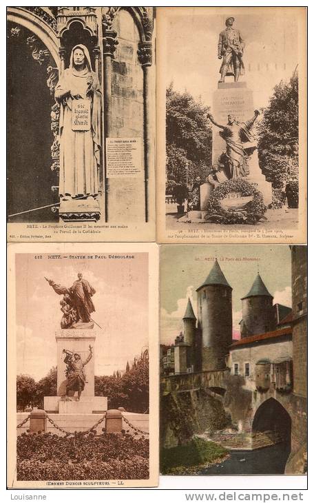 12 / 5 / 234  - METZ 10 CP DIVERSES EN LOT - Metz Campagne