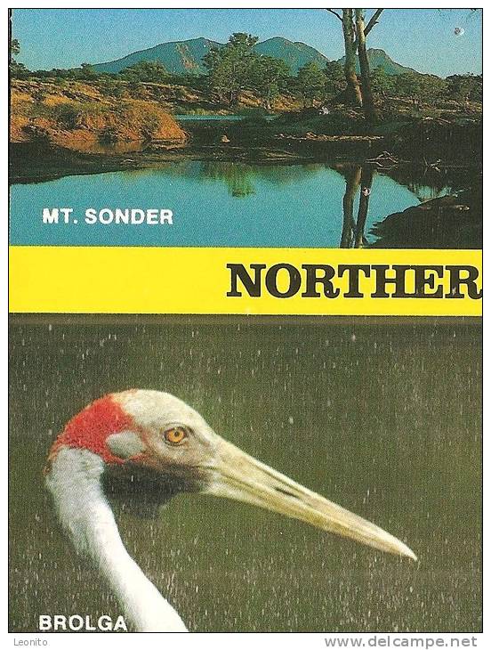 NORTHERN TERRITORY Australia Mt. Sonder Brolga Crocodile Ayers Rock Darwin 1989 - Darwin