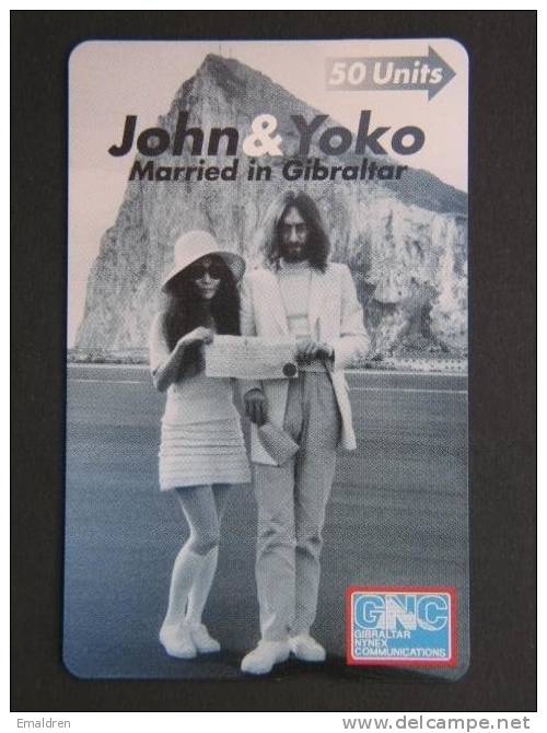 Gibraltar: Marriage John & Yoko (nieuw - Neuf - Mint) - Gibilterra