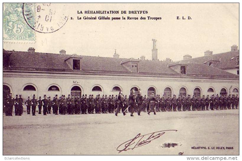 Paris..  Politique   Réhabilitation De Dreyfus   Le Général Gillain - Lotes Y Colecciones