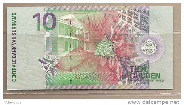 Suriname - Banconota Non Circolata Da 10 Fiorini -2000- - Suriname