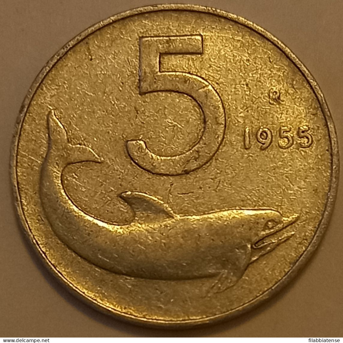 1955 - Italia 5 Lire   ----- - 5 Lire