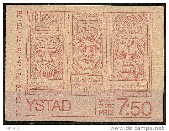 Czeslaw Slania. Sweden 1974. Ystad.  Booklet. Michel  845 D  MH  MNH.  Signed. - 1951-80