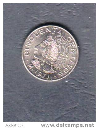 MEXICO    50 CENTS  1971 (KM # 452) - Mexique