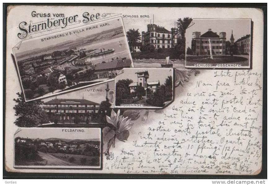 Germany - Starnberg - Starnberger See - Litho - Starnberg