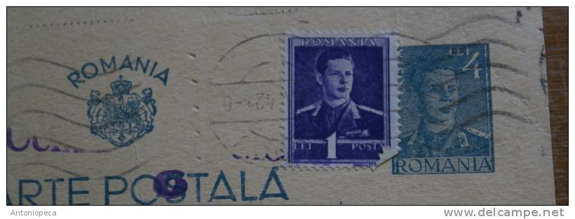 ROMANIA 1942 CARTE POSTALE - Marcofilie