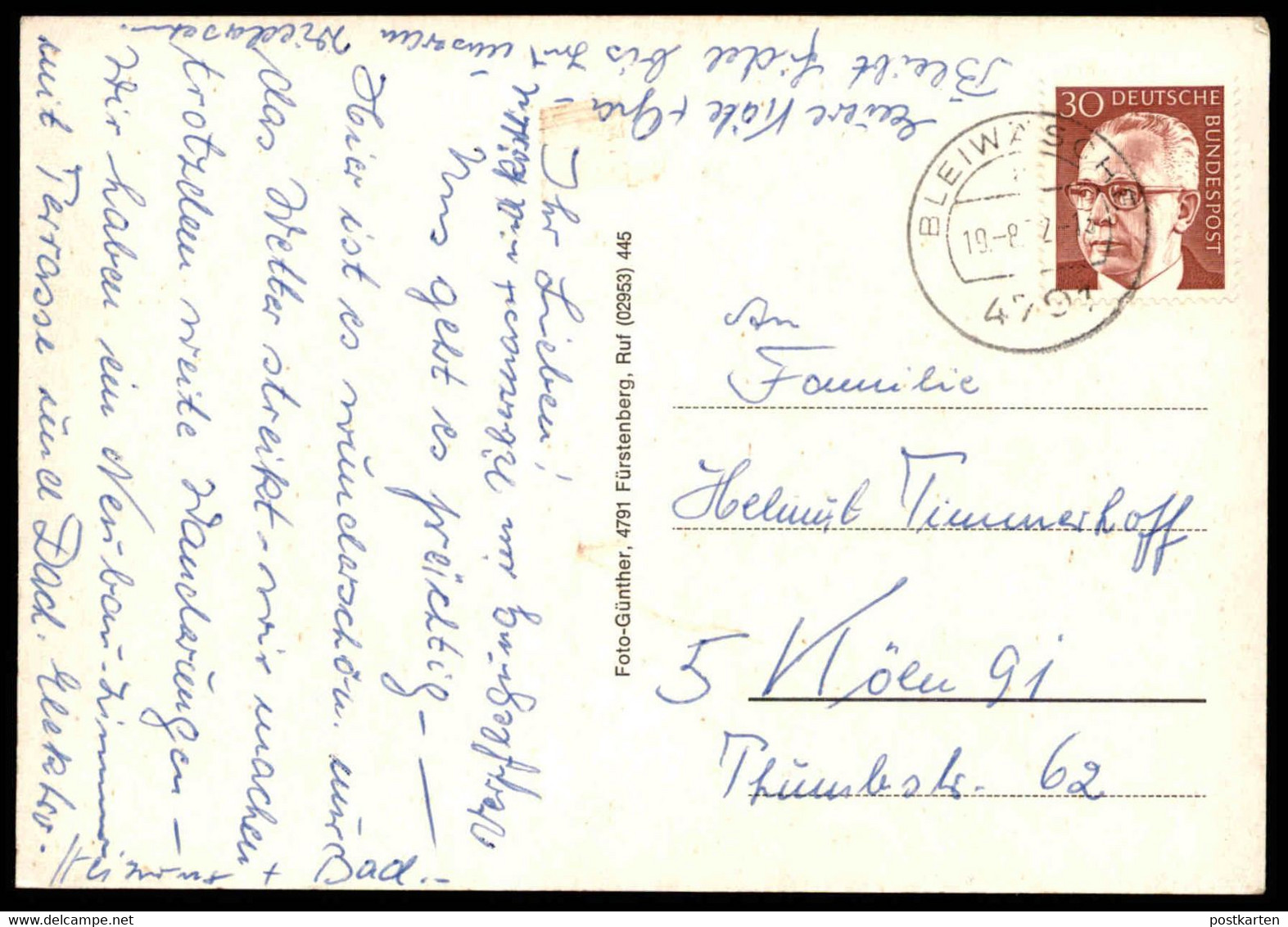 ÄLTERE POSTKARTE BLEIWÄSCHE WALDKREIS BÜREN NETTETAL AATAL DÜSTERTAL LÜLINGSTAL BAD WÜNNENBERG Ansichtskarte AK Postcard - Bad Wuennenberg