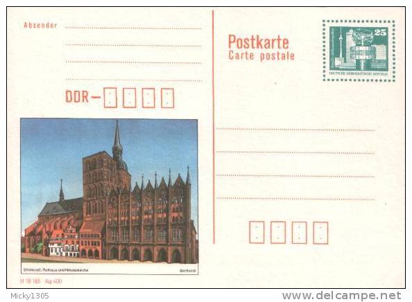 DDR / GDR - Postkarte Ungebraucht / Postcard Mint (Q621) - Postales - Nuevos