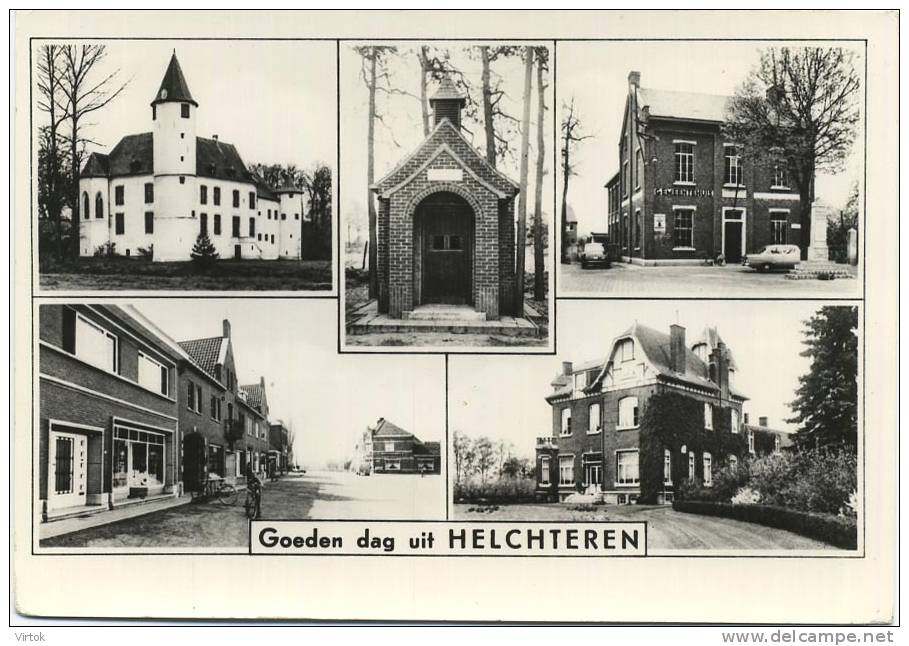 Helchteren :  Goeden Dag Uit      ( GROOT FORMAAT   15 X  10.5 Cm ) - Houthalen-Helchteren