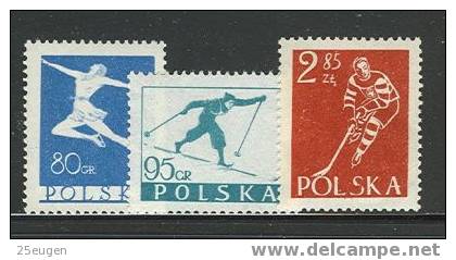 POLAND 1953 MICHEL  NO 831-833 MNH - Neufs