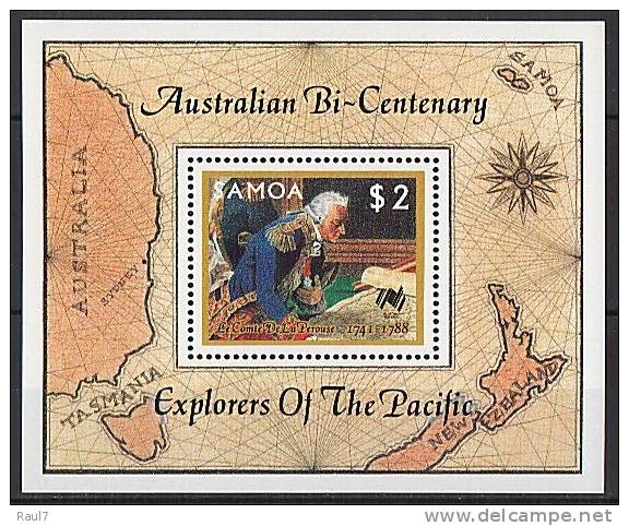 SAMOA 1987 - Bicent De L'Australie, Navigateurs Célèbres. - BF Neufs // Mnh - Samoa