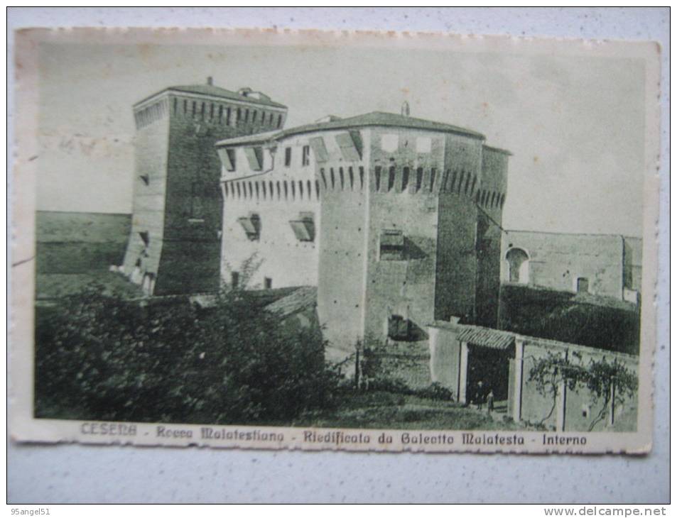 CESENA - ROCCA MALATESTIANA RIEDIFICATA DA GALEOTTO MALATESTA INTERNO  1932 - Cesena