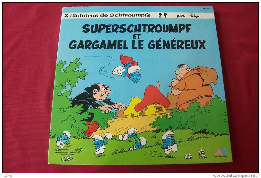 2 HISTOIRES DE SCHTROUMPS  °  SUPERSCHTROUMPF /  GARGAMEL LE GENEREUX - Kinderlieder