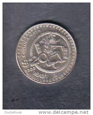 MEXICO    20 PESOS  1981 (KM # 486) - Mexico