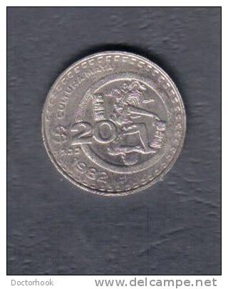 MEXICO    20 PESOS  1982 (KM # 486) - Mexiko