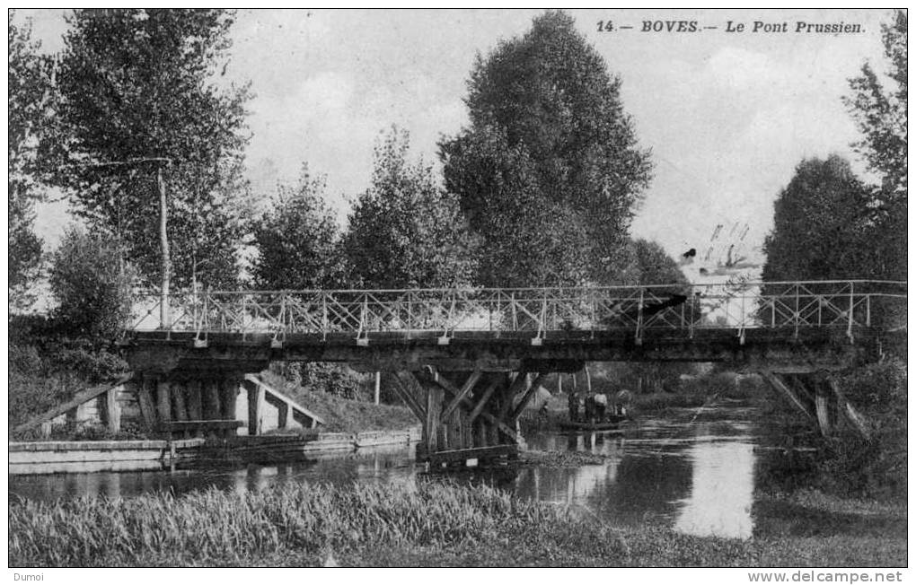 BOVES   -  Le Pont Prussien - Boves