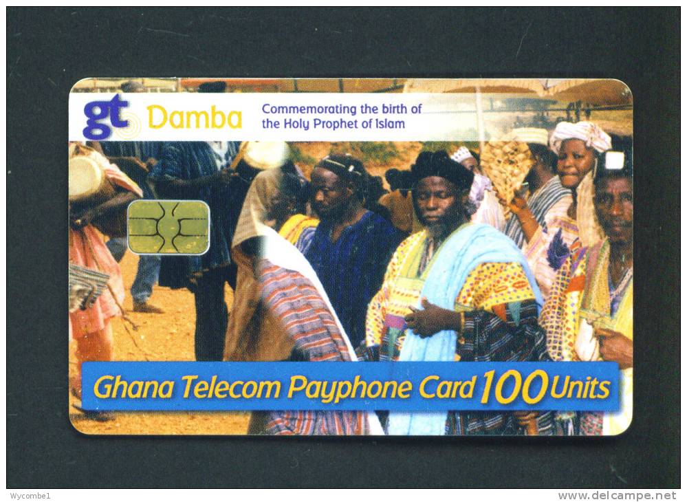 GHANA  -  Chip Phonecard As Scan - Ghana