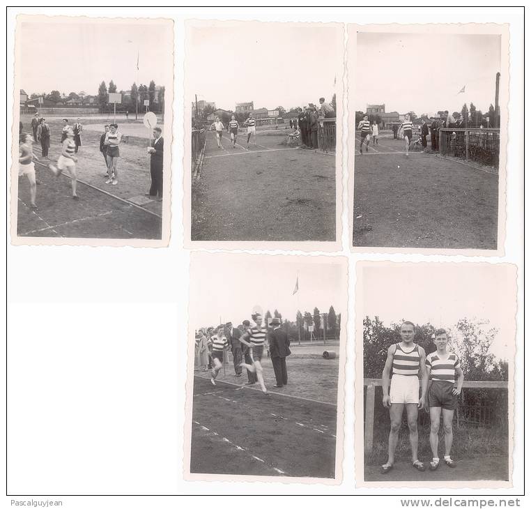 5 PHOTOS ATHLETISME SERIE DES GRANDS PRIX DE LA SAM 1934 - Atletica