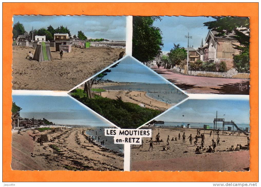 LES MOUTIERS EN RETZ  - Loire Atlantique 44 - N°557 Les Plages Et L´Avenue Multivues - Les Moutiers-en-Retz