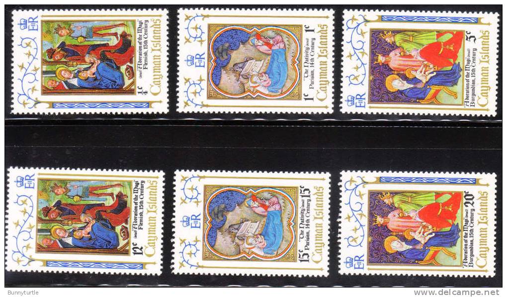 Cayman Islands 1971 Christmas Nativity Adoration Of The King MNH - Caimán (Islas)