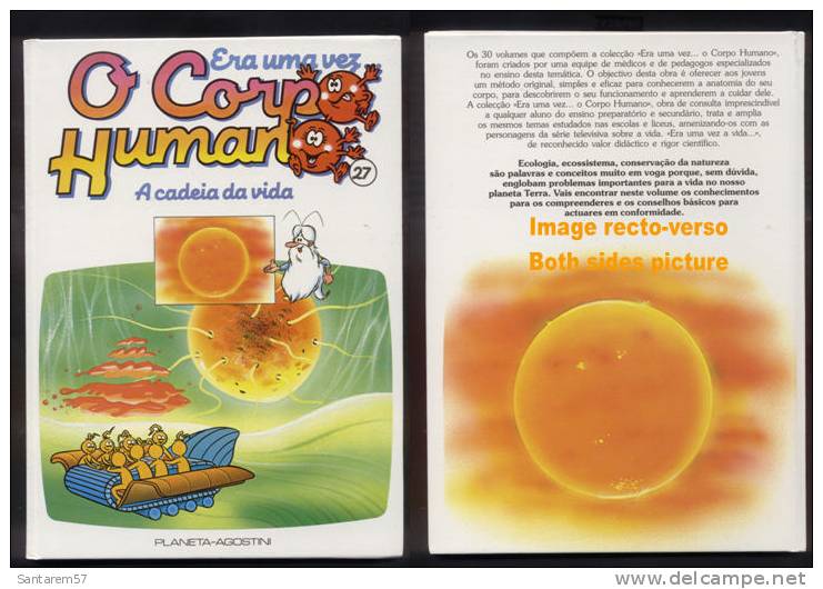 BD Livre Book Livro Era Uma Vez O Corpo Humano N° 27 Il était Une Fois A Cadeia Da Vida La Chaîne De La Vie - BD & Mangas (autres Langues)