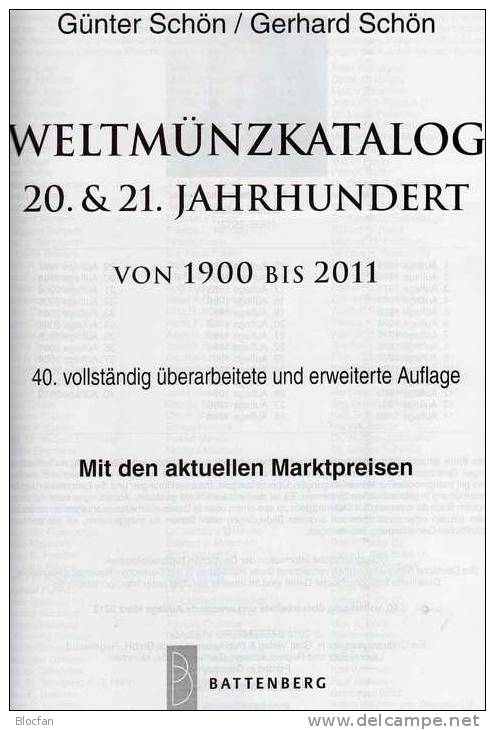 Schön Weltmünzkatalog 2012 Neu 50€ Münzen 20.Jahrhundert A-Z Battenberg Coins With Europa Amerika Afrika Asien Oceanien - Motivkataloge