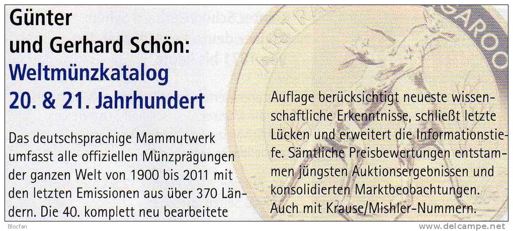 Schön Weltmünzkatalog 2012 Neu 50€ Münzen 20.Jahrhundert A-Z Battenberg Coins With Europa Amerika Afrika Asien Oceanien - Motivkataloge