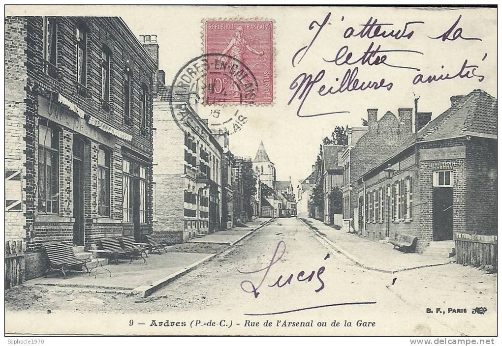 NORD PAS DE CALAIS - 62 - ARDRES - Rue De L'Arsenal Ou De La Gare - Ardres