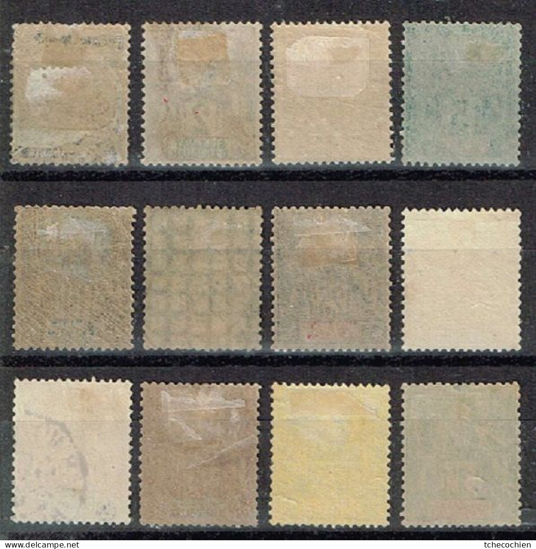 Anjouan - 1892 - Y&T N° 1 à 13, Sauf 7, Neufs Avec Charnières Ou Sans Gomme Et 3 Oblitérés - Autres & Non Classés