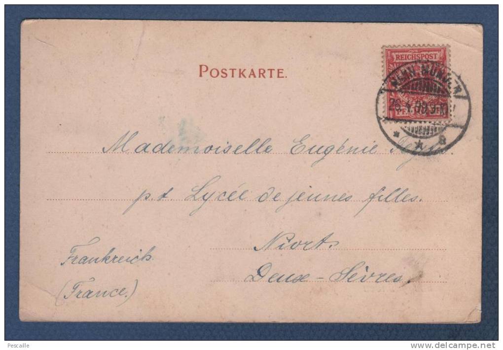 NIEDERSACHSEN - CP GRUSS AUS MÜNDEN - PLATOWITSCH MÜNDEN - CIRCULEE EN 1899 - Hannoversch Münden