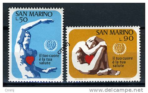 1972 - SAINT-MARIN - SAN MARINO - Sass. 865/66  - MNH - New Mint - - Neufs