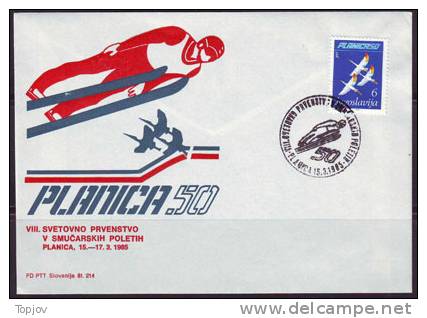 YUGOSLAVIA  - JUGOSLAVIJA  - Ski Jumping -  PLANICA - 1985 - Jet Ski
