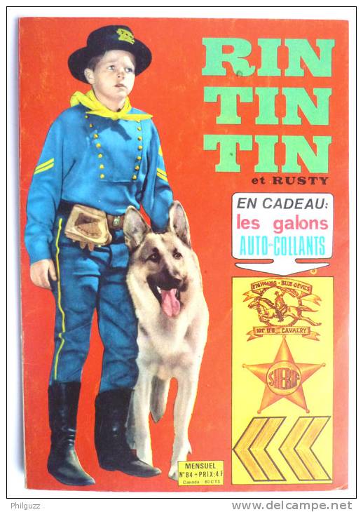 RECIT COMPLET  N° 84 RINTINTIN SAGEDITION 1977 - 2 Des 3 Autocollants Encore Présents Très Rare ! - Sagédition