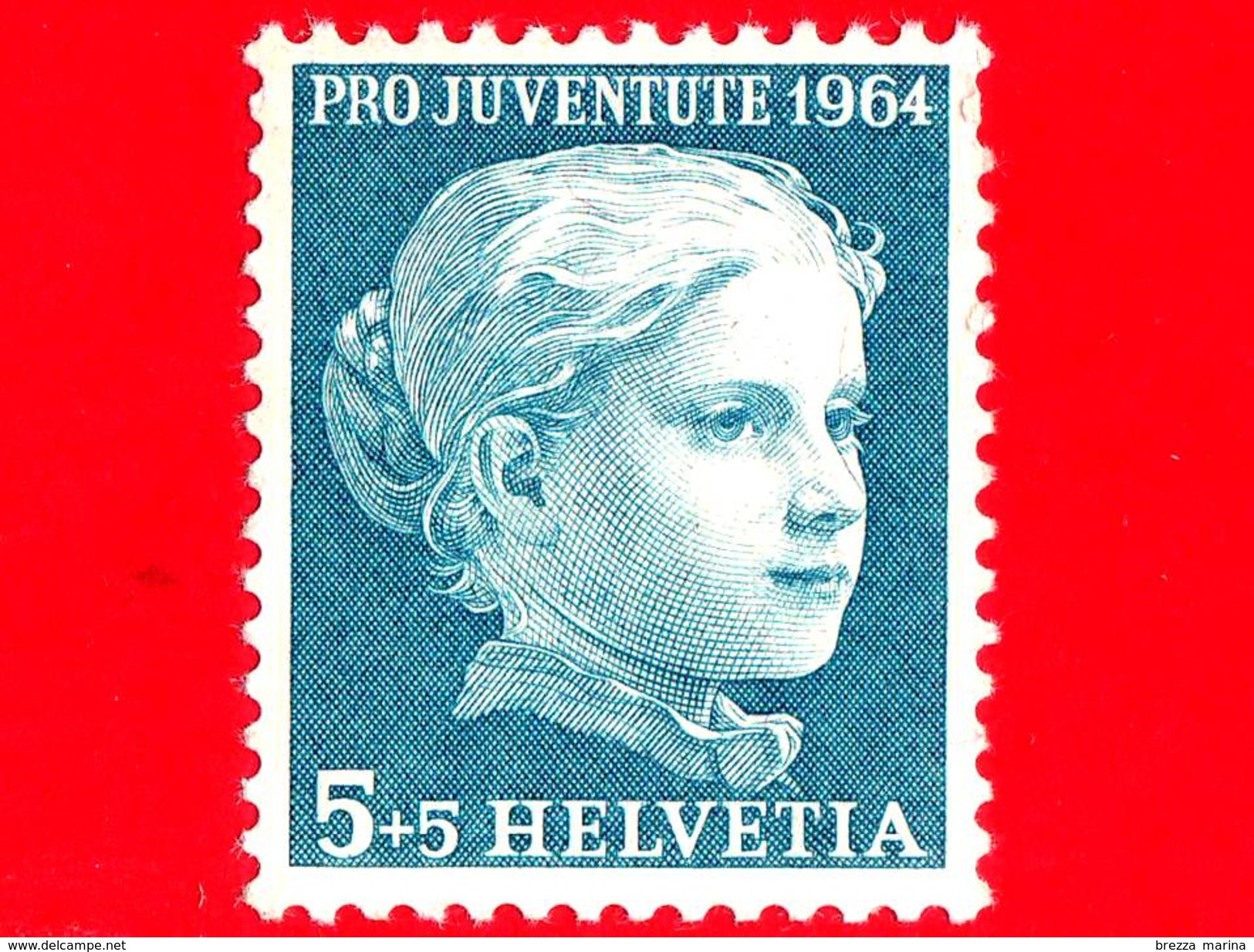 Nuovo - MNH - SVIZZERA - 1964 - Pro Juventute - Ritratto Di Ragazza Di A. Anker - 5.5 - Unused Stamps