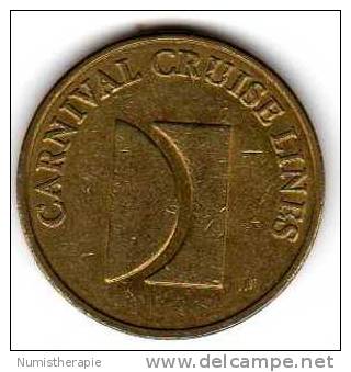 Carnival Cruise Lines : Casino Gaming Token 25 Cents - Casino