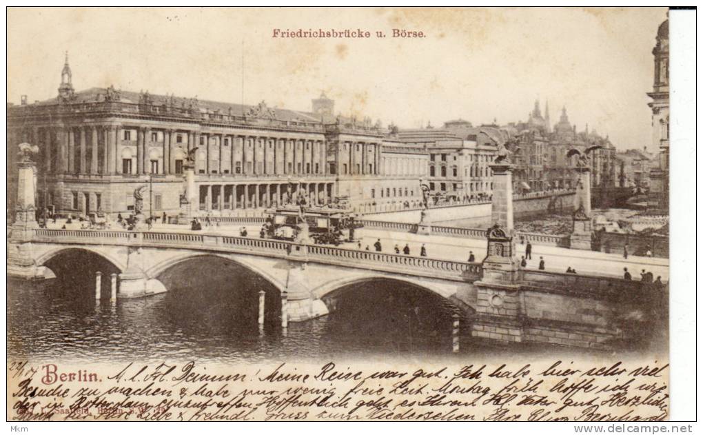 Friedrichsbrucke Und Borse - Friedrichshain