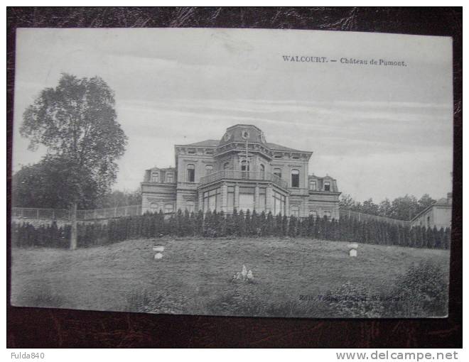 CPA.  WALCOURT.     Chateau De Pumont.    1911. - Walcourt